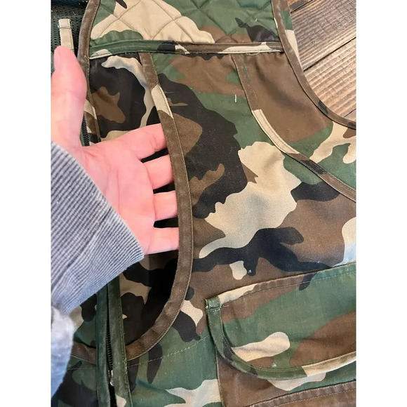 Master Sportsman Rugged Outdoor Hunting Fishing Vest Men Large Cowboy Work Wear - Picture 8 of 11